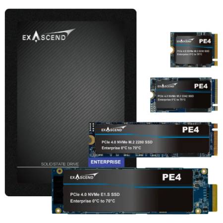 Exascend EXPE4M3840GB PE4 - dysk SSD, 3840GB